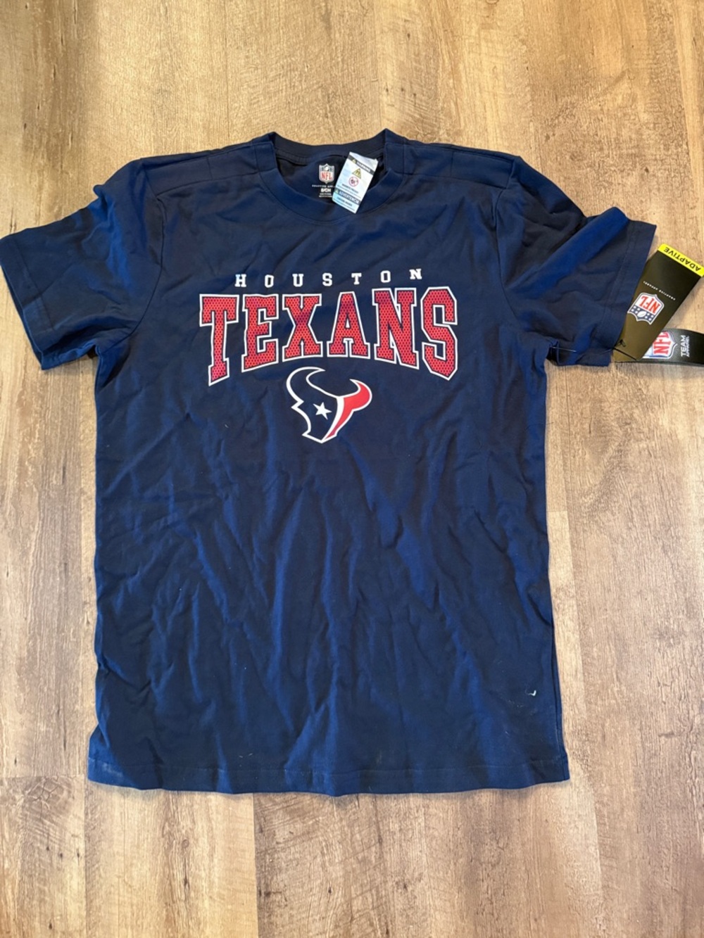 NFL Navy Blue Adaptive Team Apparel Tee